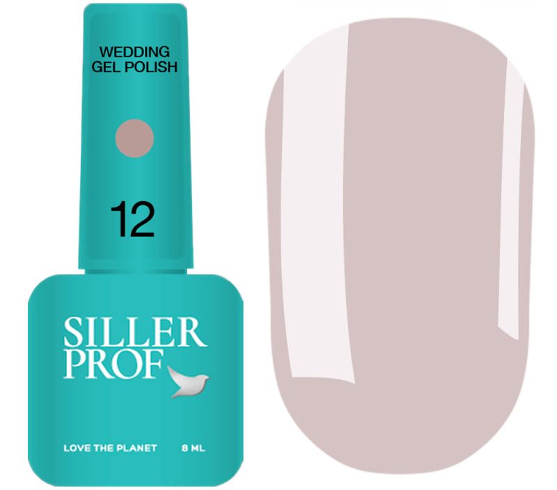 Siller gel varnish No. 037 (warm red, enamel), 8 ml