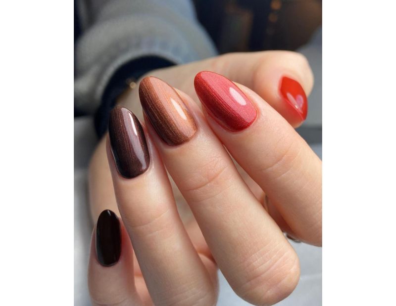 СND Shellac Hand Fired gel varnish (light brown with pink micro-gloss), 7.3 ml