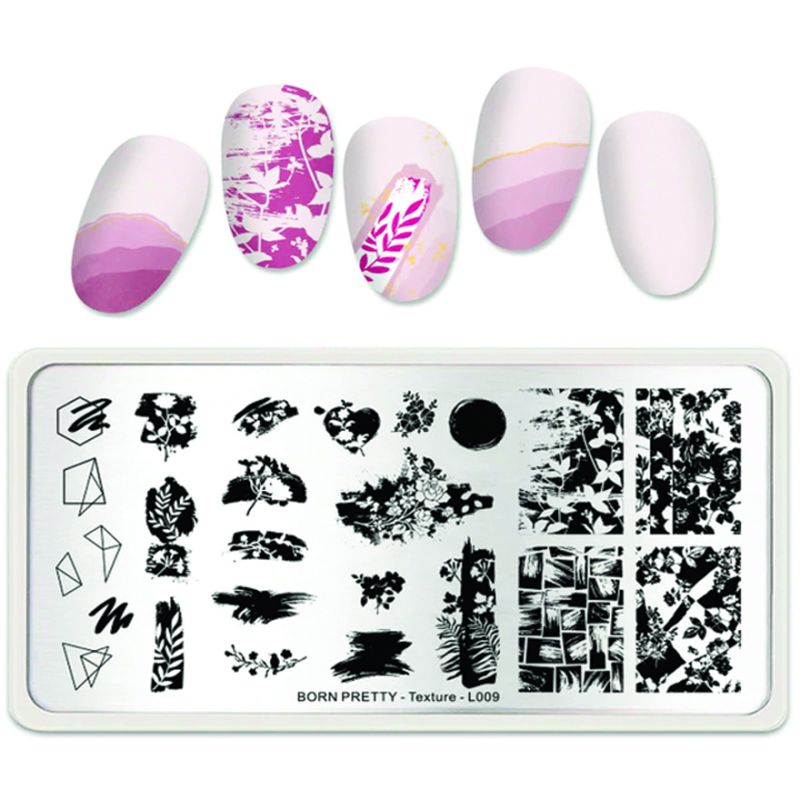 Born Pretty Stamping plate Texture L009