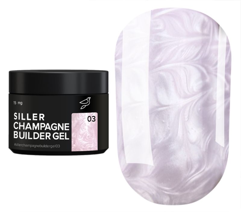 Siller Гель для ногтей Builder Champagne Gel №03, 15 мл