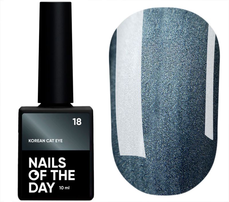Nails Of The Day Gel polish Korean cat eye 18, 10 ml
