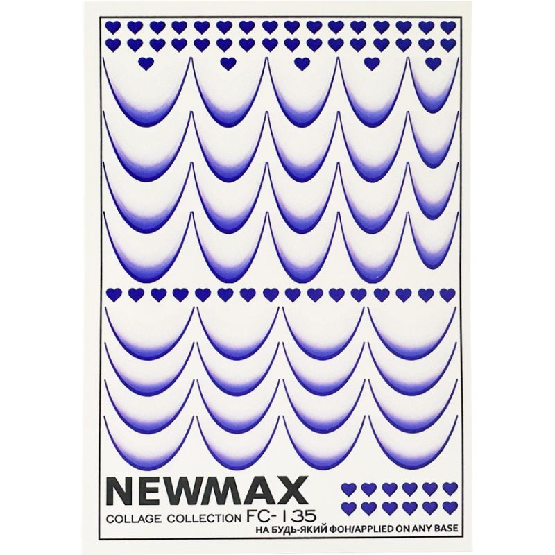 NewMax Slider Design FC-135 (for French with hearts, purple)