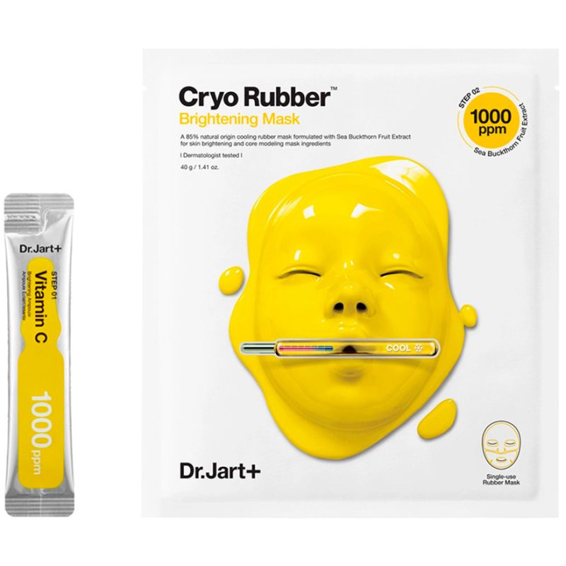 Dr. Jart + Cryo Rubber with Brightening Vitamin C Mask Alginate Mask, 40 g + 4 g