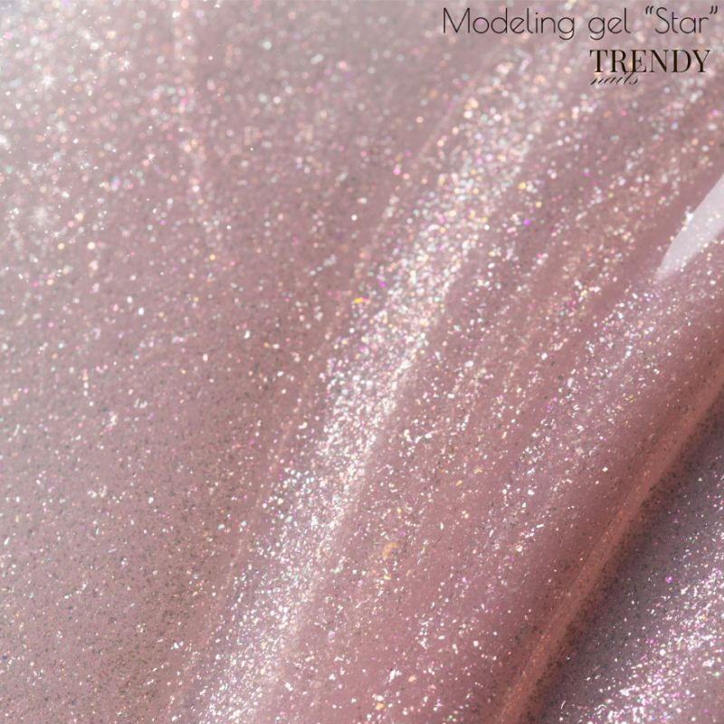 Trendy Nails Гель для ногтей Modeling Gel STAR, 15 мл