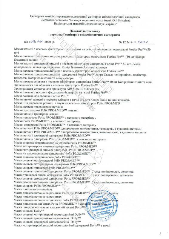 Гигиенические заключения Doily
