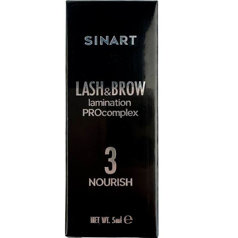 УЦЕНКА до 06.2026 SINART LASH&BROW LAMINATION PROCOMPLEX NOURISH Состав 3 для ламинирования бровей и ресниц, 5 мл