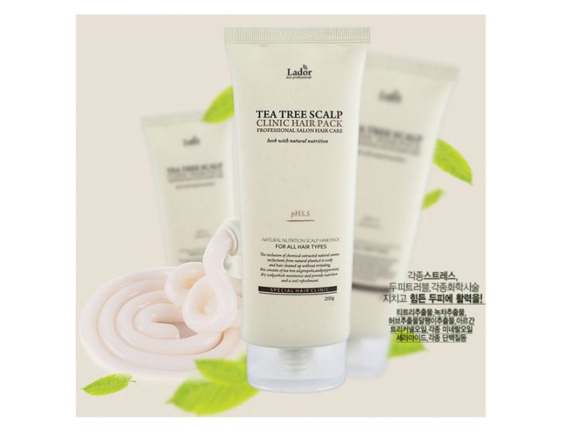 La'dor Tea Tree Scalp Hair pack - Очищаючий лосьйон для волосся і шкіри голови, 200 мл