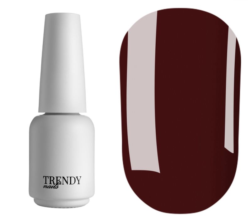 Trendy Nails Гель-лак Gel polish "Burgundy" HEMA/TPO free, 5 мл
