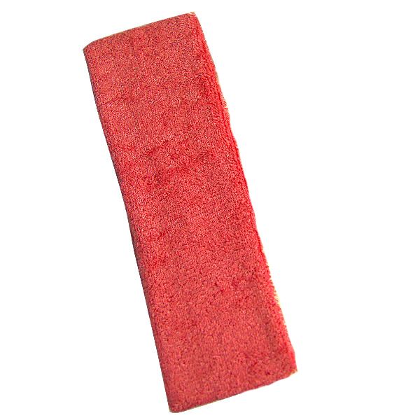 on an elastic band - red