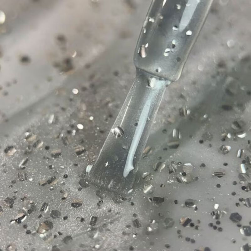 BIBLIOTEKA Гель-лак Котяче око Cat Eye № 17 Ice - крижаний, холодний білий, 10 мл
