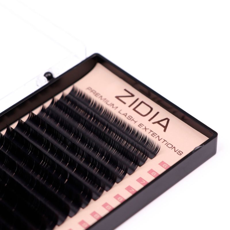 ZIDIA Premium Lash Extensions - ресницы для наращивания (20 лент) C0,07 х MIX (6-13 мм)