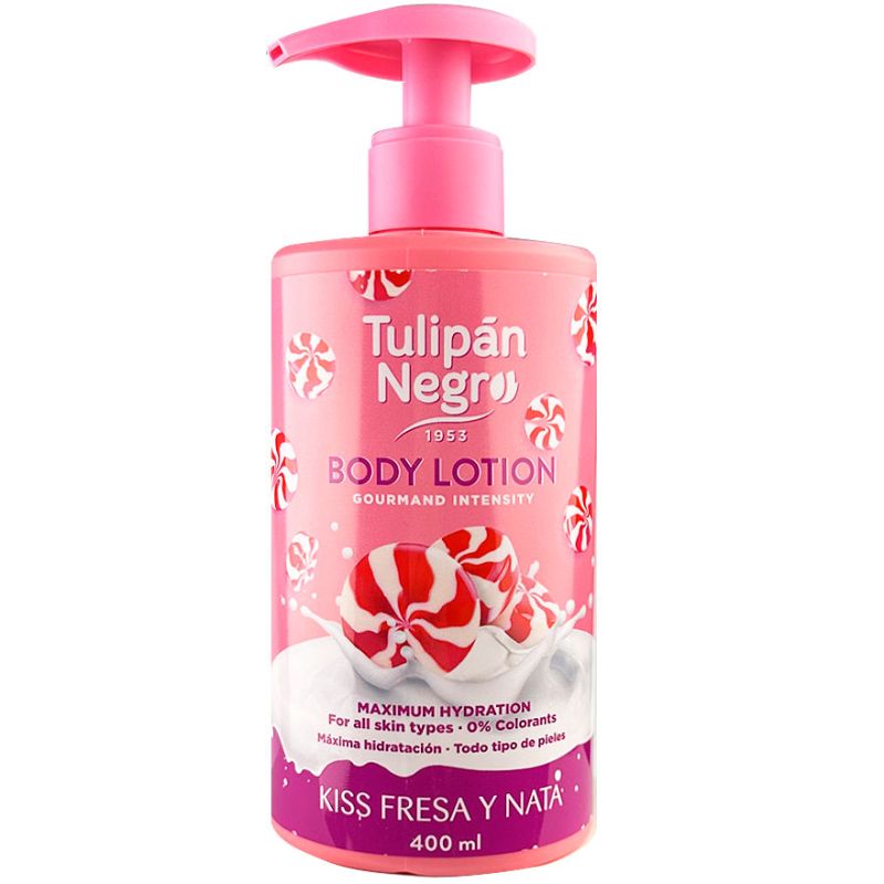 Tulipan Negro Body lotion STRAWBERRY CREAM, 400 ml