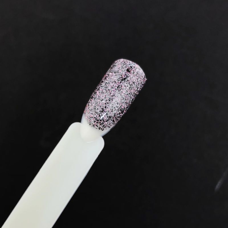 Gel Polish Valeri Flash No. 02 (silver-pink, reflective), 6 ml