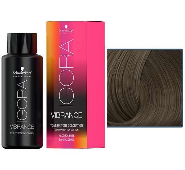 УЦЕНКА до 05.2026 Schwarzkopf IGORA Vibrance Профессиональная краска для волос 5-1 светло-коричневый сандрэ, 60 мл