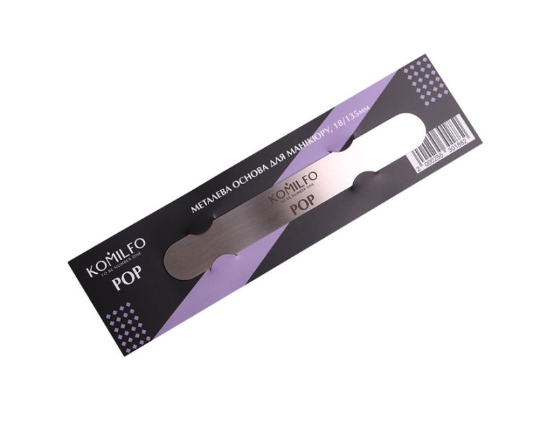 Komilfo metal base for manicure - POP, 18/135 mm