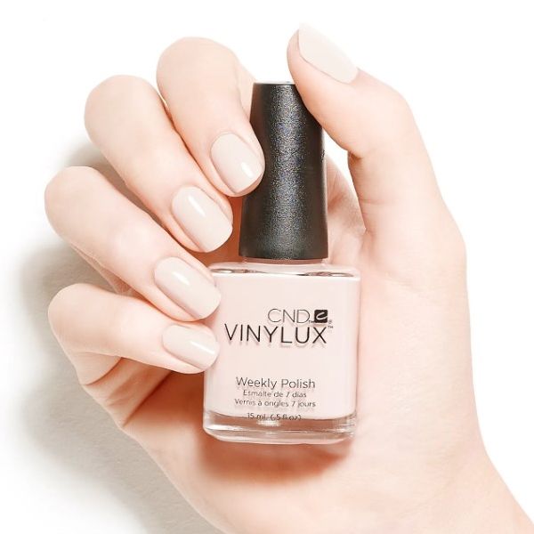 Varnish CND Vinylux Weekly Polish - Skin Tease (217) (light coral, enamel), 15 ml