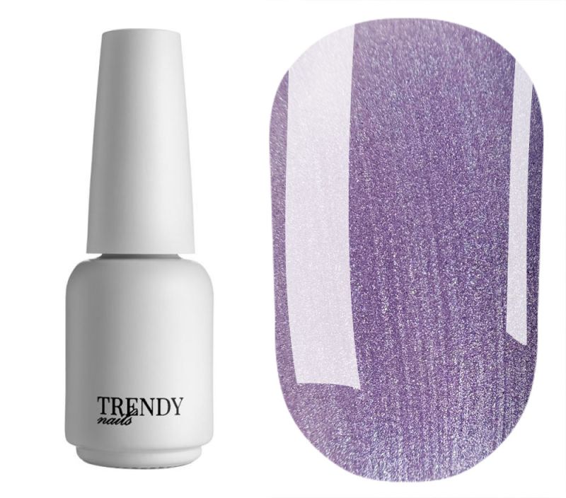 Trendy Nails Гель-лак Gel Polish Cat Eye's Gummy Bear "Lavender Teddy", 5 мл
