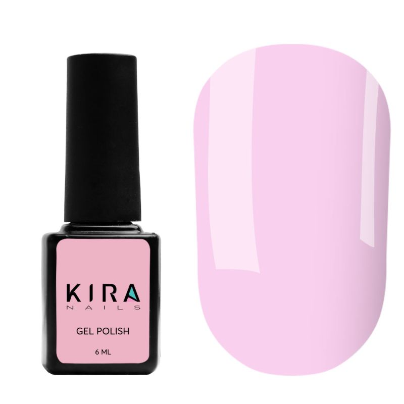 Kira Nails gel varnish No. 001 (pink for a jacket, translucent), 6 ml
