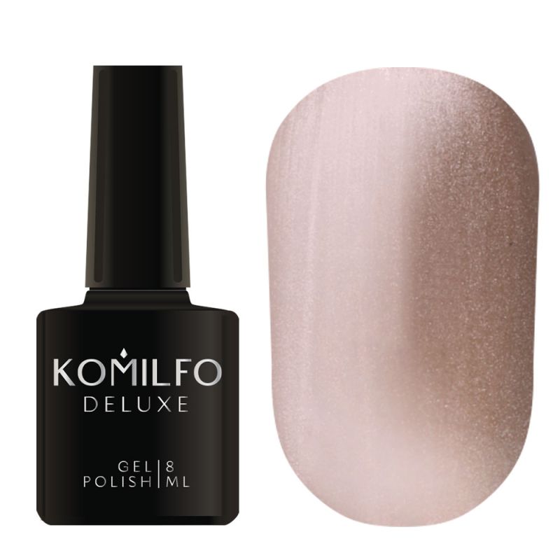 Gel varnish Komilfo DeLuxe Termo C003 (light brown, when heated - bright light green), 8 ml
