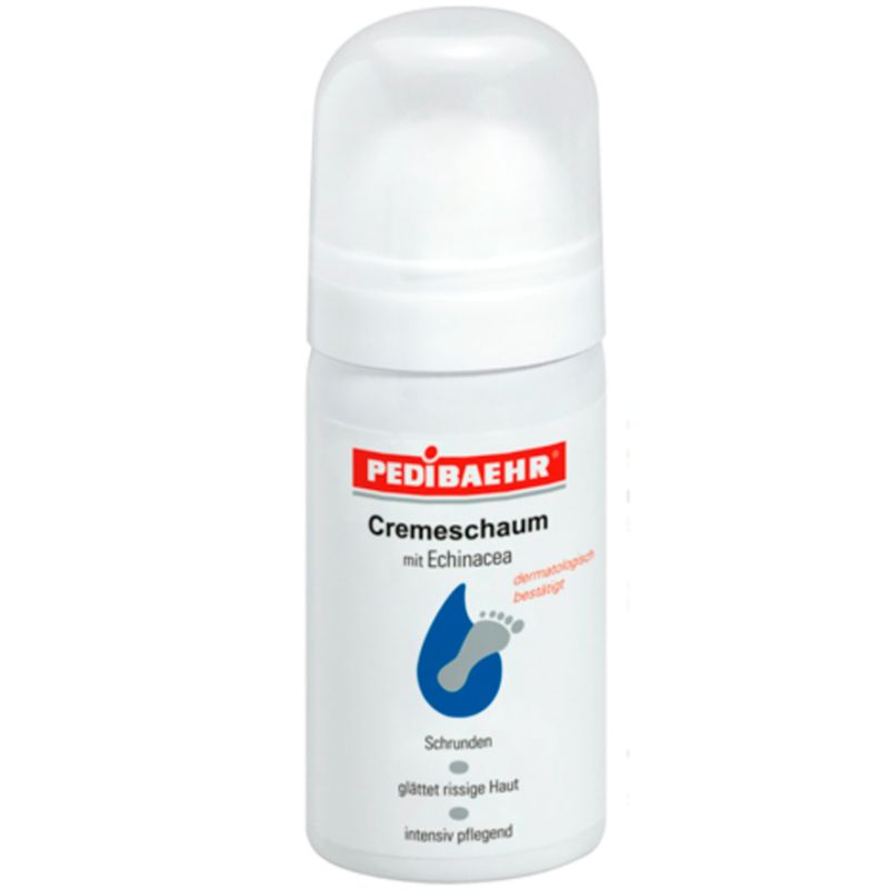Foot cream-foam with echinacea extract and urea BAEHR Cremeschaum mit Echinacea, 35 ml