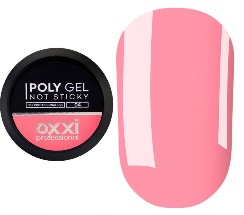 OXXI Gel for nails POLY GEL NOT STICKY No. 04, 30 ml