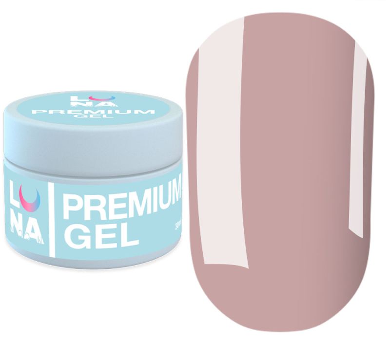 LUNA Гель для наращивания Gel Premium №06, 30 мл