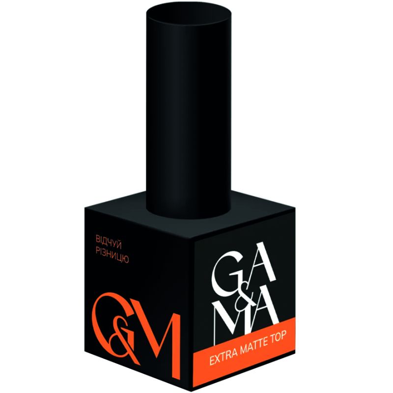 GA&MA Top for gel polish Extra Matte Top, 15 ml