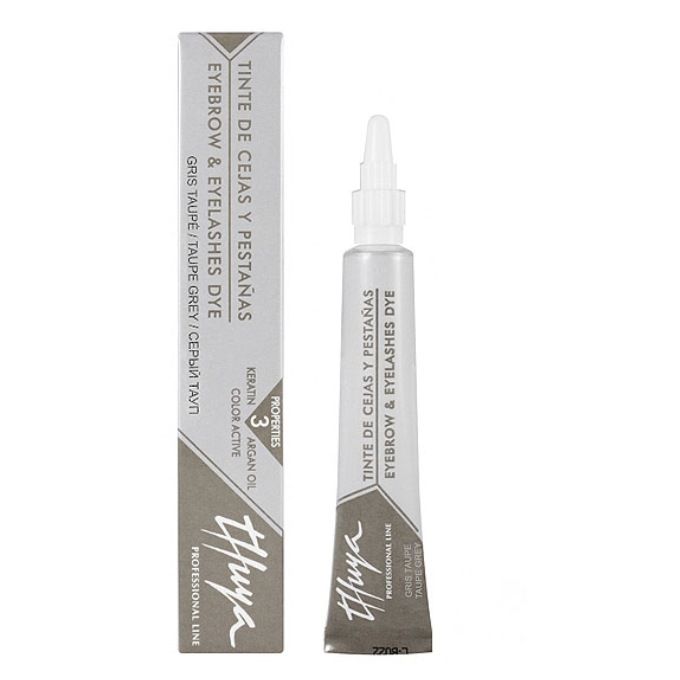 THUYA Eyebrow & Eyelashes Dye, Taupe Gray - Tint for eyebrows and eyelashes, gray, 14 ml