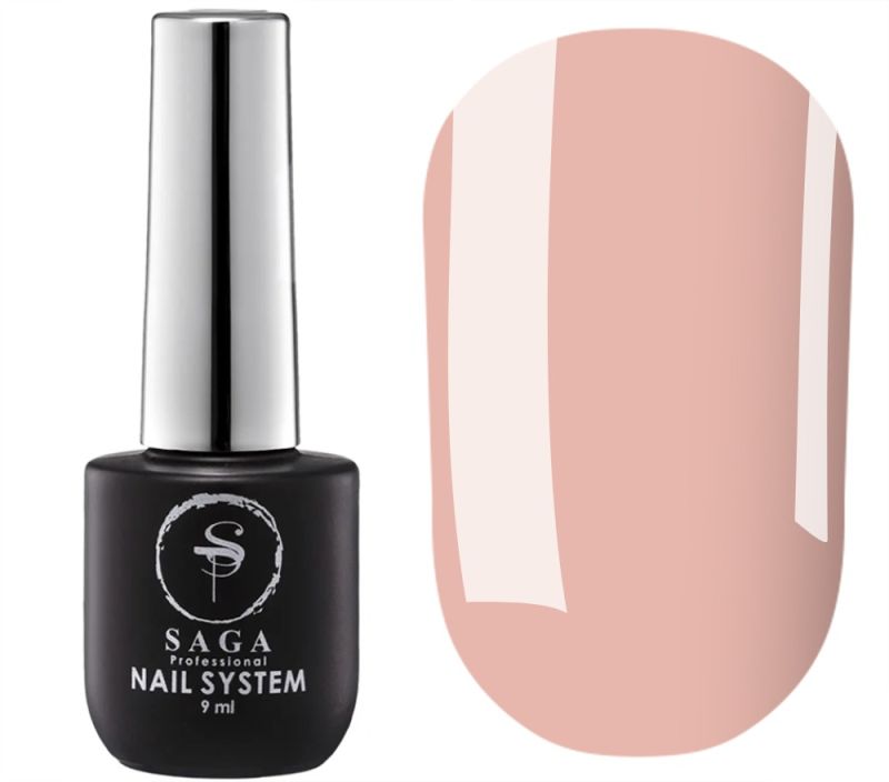 SAGA professional COLOR BASE с кисточкой 4 (нюдовый), 9 мл