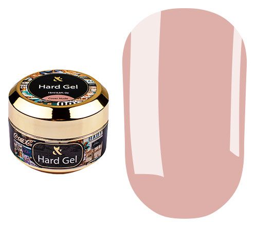 F.O.X Nail gel Hard gel Cover Nude, 15 ml