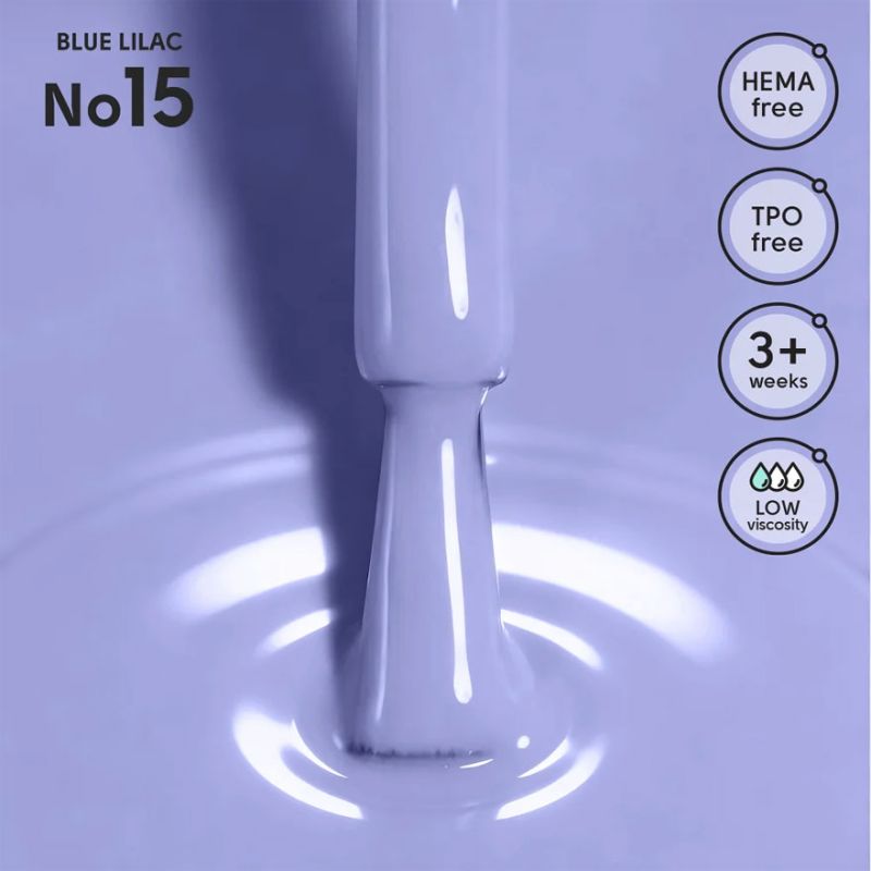Shelly Гель-лак Blue Lilac 15, 12 мл
