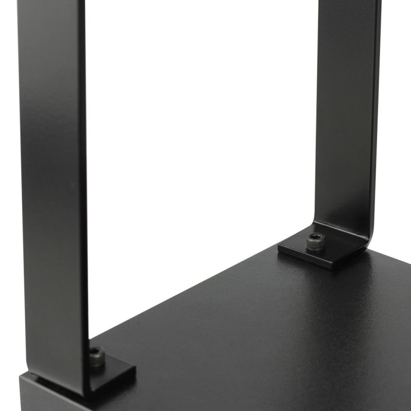 SPENVI Pedicure stand Loft Total Black on removable metal legs