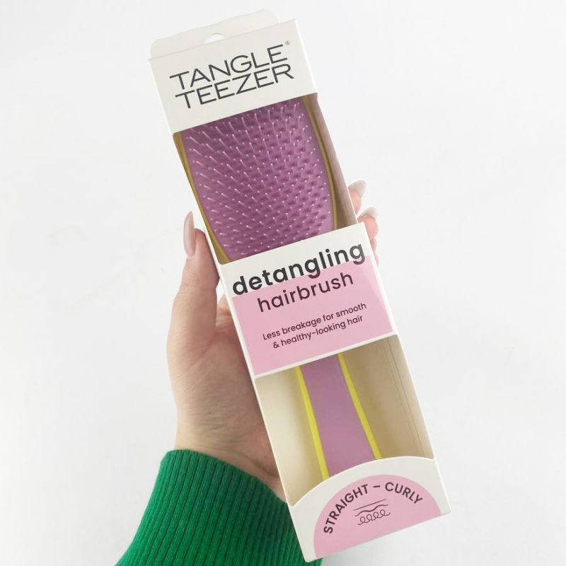 Tangle Teezer Hairbrush The Ultimate Detangler Hyper Yellow & Rosebud