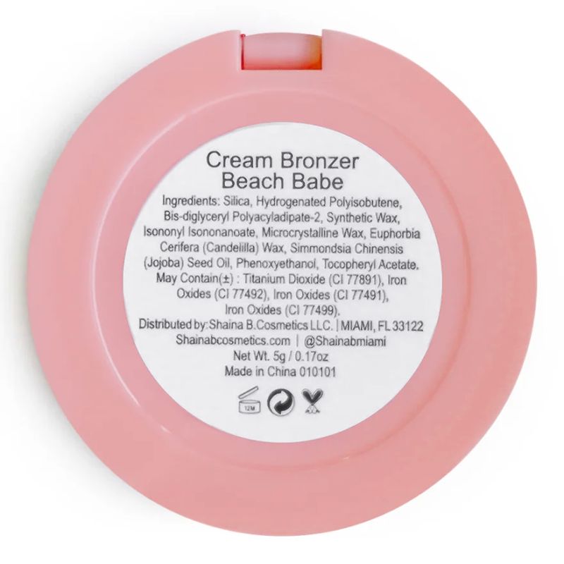 Shaina B. Бронзер для лица Beach Babe Cream Bronzer, 5 г