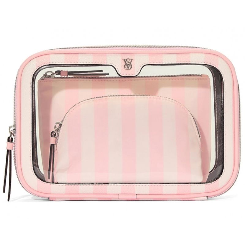 Victoria's Secret Косметичка 3в1 Piece Makeup Bag - Heritage