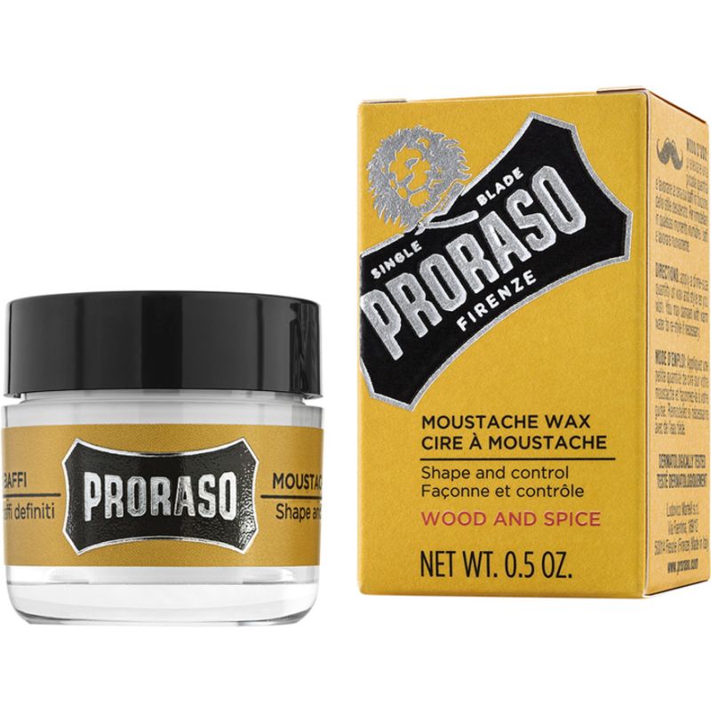Proraso Воск для усов средняя фиксация Proraso Wood & Spice Beard wax, 15 мл
