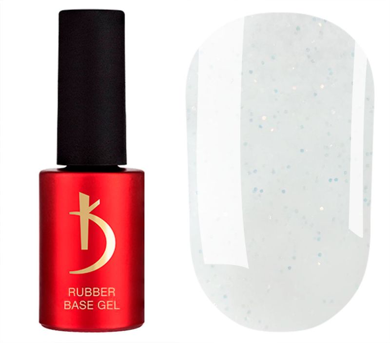 Kodi Professional Color Rubber Base Gel - Opal 01 (milky opal), 7 ml