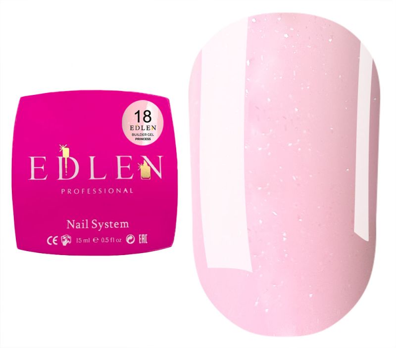 Edlen Гель для ногтей Builder gel Princess №18, 15 мл