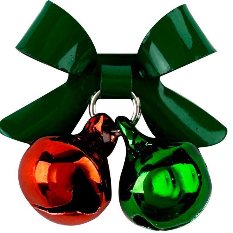 Nail decor Christmas bell accessories, 16 x 16 mm (G1579)