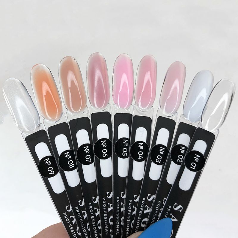 SAGA professional Полигель для ногтей POLY GEL NEW 08, 30 мл