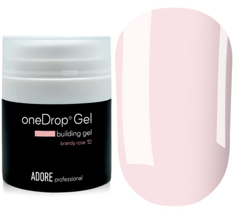 ADORE Гель для наращивания One Drop Gel №12, 30 мл (с вакуумной помпой)