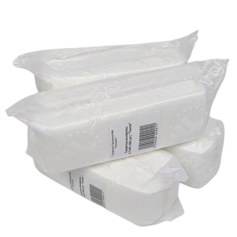 TIMPA Napkin hairdressing collar made of spunlace, 7x40 cm (100 pcs)