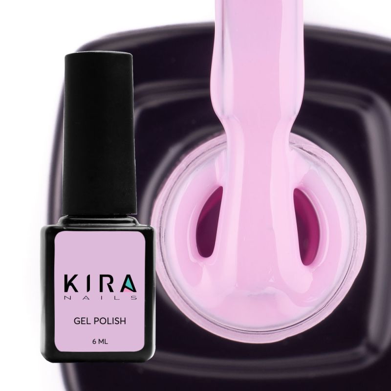 Kira Nails gel-varnish No. 065 (pink-purple, enamel), 6 ml