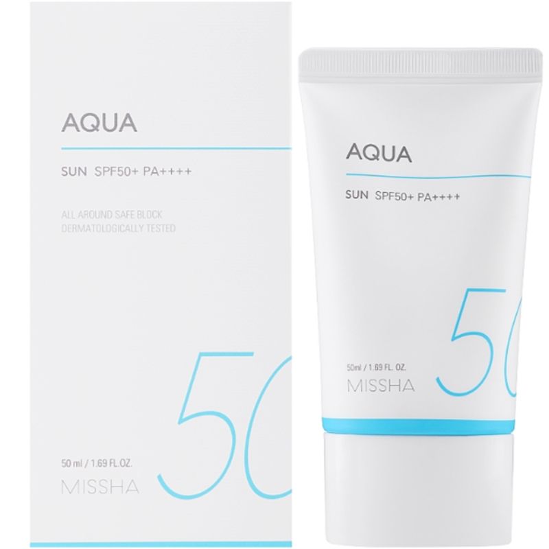 MISSHA Aqua Sun Gel SPF50 + Sunscreen Facial Gel, 50 ml
