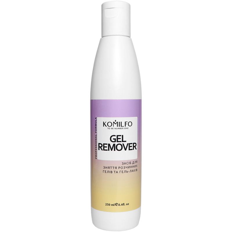 Komilfo Gel Remover - soak off gel and gel polish remover, 250 ml