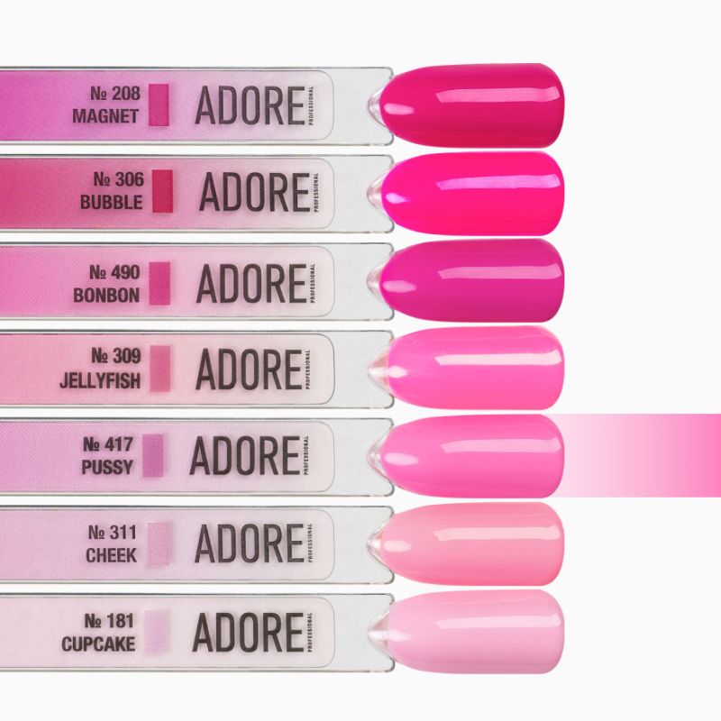 Gel varnish ADORE Professional No. 115 (bright light lime, neon), 7.5 ml