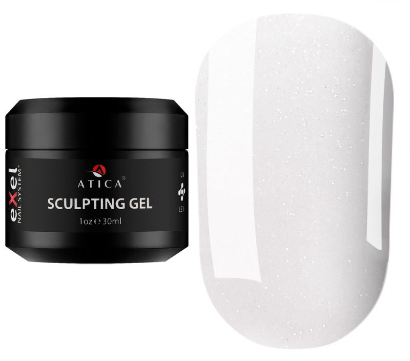 Atica Моделюючий гель Sculpting Gel Milk Shine Shimmer 19, 30 мл