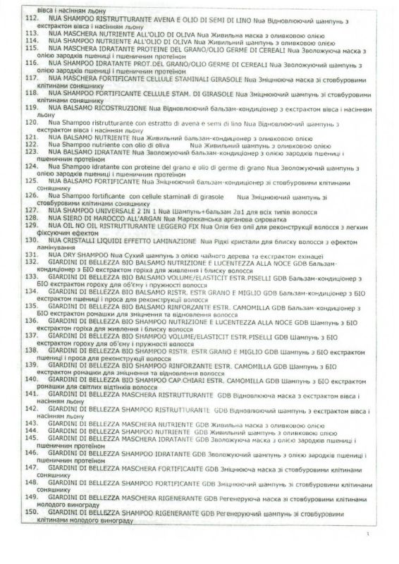 Hygienic certificate ING PROFESSIONAL