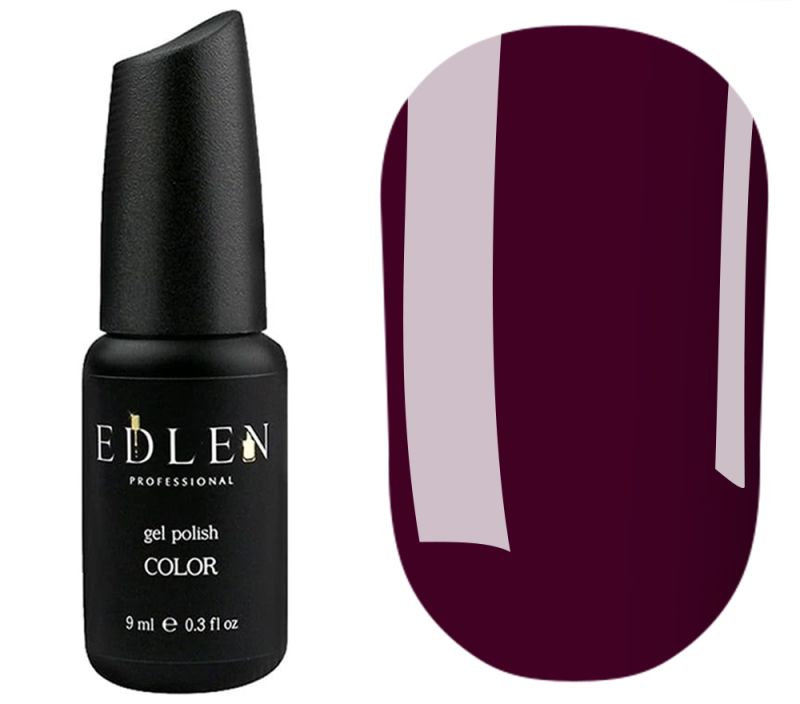 Edlen Gel polish for nails 081 (cherry, enamel), 9 ml