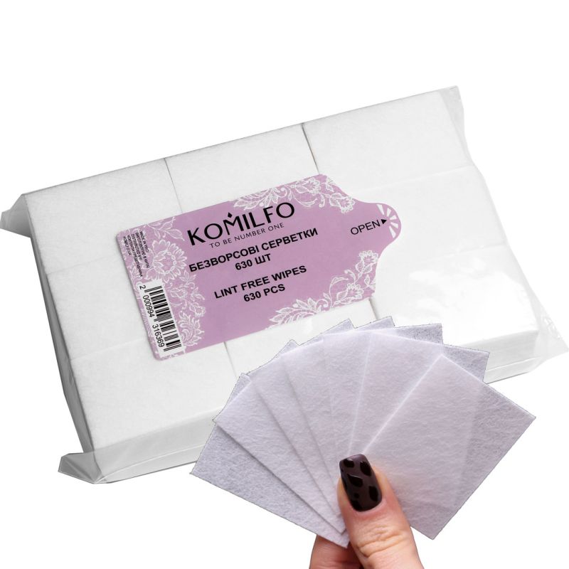 Komilfo lint-free serverets, 630 pcs